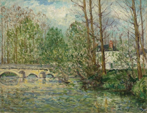 Spring Landscape at Lavardin, Loir-et-Cher by Maxime Maufra